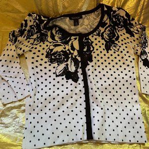 White House Black Market Sequined Cardigan